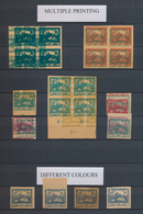 Tschechoslowakei: 1918/1920, PRINTER'S PROOFS Of Early Issues, Collection Of Apprx. 630 Imperforate - Covers & Documents