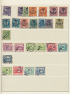 Tschechoslowakei: 1918/1939, Mainly Used Collection In A Lindner Binder, Collected Severalfold And S - Brieven En Documenten