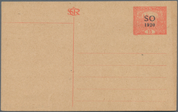 Tschechoslowakei - Ganzsachen: 1919/74 Ca. 320 Unused Postal Stationery, Incl. Postal Stationery Pos - Cartes Postales