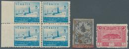 Türkei: 1864/1959, Mint Lot On Retail Cards, Incl. 1864 1ghr. Black On Grey (some Toning), Three Set - Usati