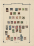 Europa: 1850/1930 (ca),2 Großformatige,alte Permanent Alben (ca 37x39 Cm, Klemmbinder)mit Umfangreic - Europe (Other)