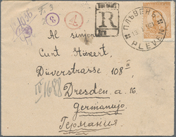 Europa: 1884/1950 (ca.), South East Europe/Balkan Area, Group Of 21 Covers/cards, E.g. Blugaria, Nic - Andere-Europa