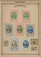 Europa: 1914-48, GUERRE DE 1914 "ALBUM DES TIMBRES DE GUERRE" : Old Album Bearing Vignettes Of Franc - Europe (Other)