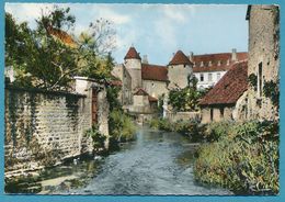 Delcampe - CORBIGNY - Bords De L'Anguison Et Anciennes Fortifications - Photo Véritable Colorisée - Corbigny