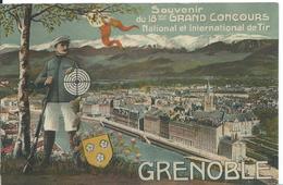 GRENOBLE. SOUVENIR DU 18° GRAND CONCOURS NATIONAL ET INTERNATIONAL DE TIR - Tiro (armi)