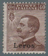 Italia - Isole Egeo: Lero - 40 C. Bruno - 1912 - Ägäis (Lero)