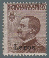 Italia - Isole Egeo: Lero - 40 C. Bruno - 1912 - Egée (Lero)