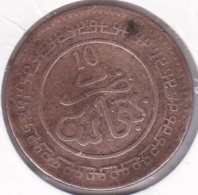 Maroc. 10 Mazunas (Mouzounas) HA 1321 (1903) FEZ. 2e Type. Abdul Aziz I - Marruecos