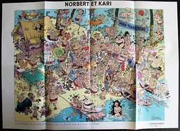 BD POSTER- NORBERT ET KARI - Concours De Beauté Sur Un Atoll De Corail - Affiches & Offsets