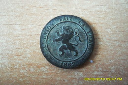 5 Centimes Belgique 1862 En TTB(Monnaie Plus Belle Que Photos) - 5 Centimes