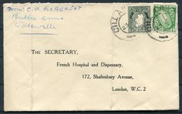 1941 Ireland Eire Cover - The French Hospital, Shaftsbury Avenue, London England - Cartas & Documentos