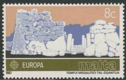 Malta 1983 Mi 680 YT 668 SG 712 ** Ggantija Megalithic Temples, Gozo / Megalithischer Tempel, Ggantija (3000 V. Chr.) - Autres
