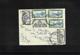 New Zealand 1948 Interesting Airmail Letter - Briefe U. Dokumente