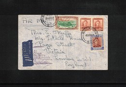 New Zealand 1948 Interesting Airmail Letter - Briefe U. Dokumente