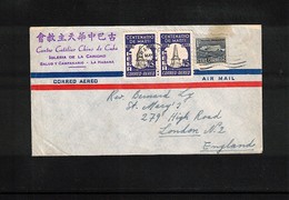 Cuba Interesting Airmail Letter - Lettres & Documents