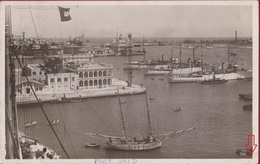 Egypte Egypt Port Said Harbour 1935 Deutsche Schiffspost - Port Said