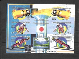 Olympische Spelen  1998 , Centraal Afrika   Postfris - Hiver 1998: Nagano