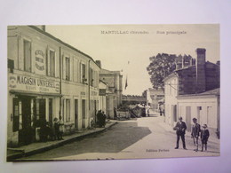 GP 2019 - 1532  MARTILLAC  (Gironde)  :  Rue Principale   1919   XXX - Other & Unclassified