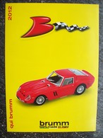 PIEGHEVOLE  BRUMM  AUTOMODELLI  FERRARI FIAT ALFA ROMEO 2012..  Scala 1/43 - Italie