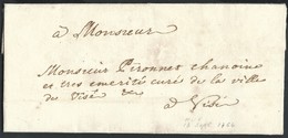 L. Datée De Huy 13/9/1764 Pour Le Curé De Visé. - 1714-1794 (Pays-Bas Autrichiens)