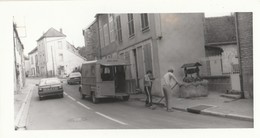 LES SERVICES DE L'EQUIPEMENT EN PLEIN TRAVAIL - BELLE PHOTO DES ANNEES:87/88 - VEHICULES - LE PUITS - 2 SCANNS -  TOP !! - Essoyes