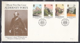 First Day Cover Van Guernsey Post Office First Day Of Issue 23/9/1986 - Alderney