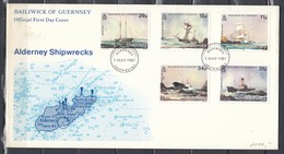 First Day Cover Van Bailiwick Of Guernsey 5 May 1987 - Alderney