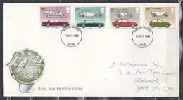 FDC British Motor Cars York 13 OCT 1982 (595) - Storia Postale