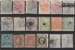 Espagne - Lot 18 Timbres Comunicaciones 1874 - Service