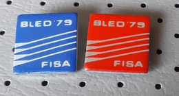 Rowing  Championship Bled 1979 FISA SLOVENIA Ex Yugoslavia Pins - Rowing