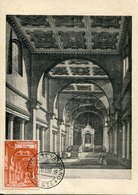 45478 Vaticano, Maximum 1950  Architecture,  The Vatican Church Of St. Prassede Of Roma - Cartas Máxima