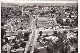 Delcampe - EN AVION AU DESSUS DE ... - 11 - CHAUNAY - Rue De La Chaussée-Pont De L'Oise-Pont Du Canal - Chauny