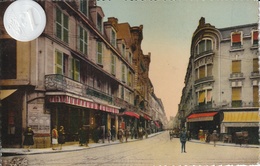 42 - Très Belle Carte Postale Semi Moderne  De ROANNE   Carrefour Helvétique Et Rue Du Lycée - Roanne