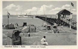 OSTSEEBAD DAHME I. HOLST-SEEBRUCKE MIT DAMPFLEC-1932 - Dahme