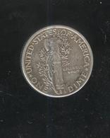 1 Dime Etats Unis / USA 1942 - 1916-1945: Mercury (Mercurio)