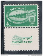 ISRAEL N°30 N** AVEC TAB  LUXE  RARE - Unused Stamps (with Tabs)