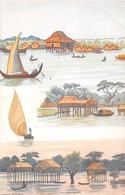 ¤¤  -  CAMBODGE   -  Maisons De Pêcheurs Sur LeTonlé Sap   -  Illustrateur   -  ¤¤ - Kambodscha