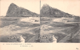 ¤¤  -  GIBALTAR   -  Carte-Stéréo   -  Le Rocher   -  Autour De La Méditerranée    -  ¤¤ - Gibraltar