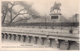 Cpa Paris Historique ,masques De Satyres,Sylvains Et Driades Du Pont Neuf,sculpteur Germain Pilon. - Lots, Séries, Collections