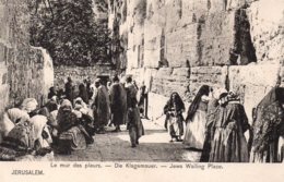 Cpa Jérusalem Le Mur Des Pleurs. Edition Pierre Michel Et Fils Bethléem,Jérusalem. - Israel