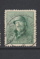 COB 167 Oblitération Centrale MONTIGNIES-LE-TILLEUL - 1919-1920  Cascos De Trinchera