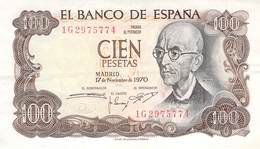 100 Pesetas Spanien 1970 AU/EF (II) - 100 Peseten