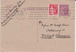 FRANCE ENTIERS POSTAUX 30 AVRIL 1934 PAIX - Cartes Postales Repiquages (avant 1995)
