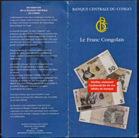 J0118 CONGO DR 1997, New Currency Brochure - Demokratische Republik Kongo & Zaire