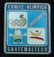 JEUX OLYMPIQUES - BARCELONA ' 92 - COMITE OLIMPICO GUATEMALTECO - COMITE OLYMPIQUE DU GUATEMALA  -       (21) - Olympische Spelen