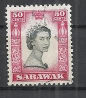 SARAWAK 1957 - QUEEN ELIZABETH II - USED OBLITERE GESTEMPELT USADO - Sarawak (...-1963)
