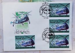 RUSSIE-URSS Helicoptere, 4 Valeur Helicoptère 1980. Oblitération FDC, 1er Jour. (5) - Hélicoptères