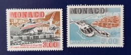 MONACO Helicoptere. Yvert N°1736/7 ** MNH - Hélicoptères