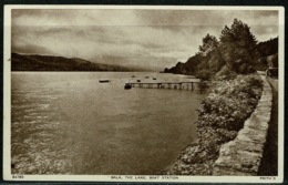 Ref 1299 - Early Postcard - The Lake Station Bala Merionethshire Wales - Merionethshire