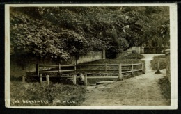 Ref 1299 - Early Real Photo Postcard - Young Boy At The Well Berkswell Near Balsall Common Warwickshire - Otros & Sin Clasificación